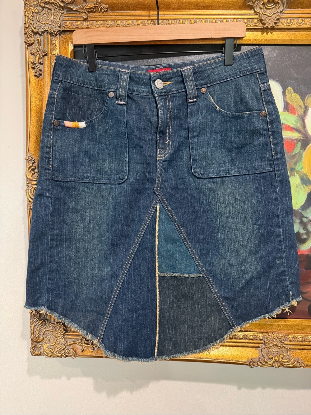 LEVIS Jeans VINTAGE Women’s Dark Blue Denim Skirt